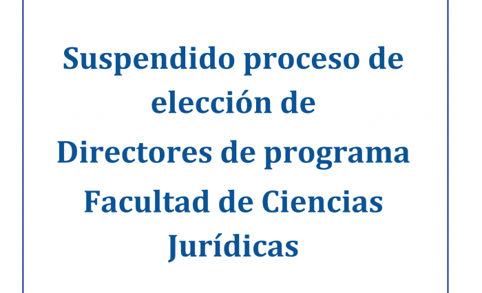 Proceso elección director FCJ Proceso elección director FCJ