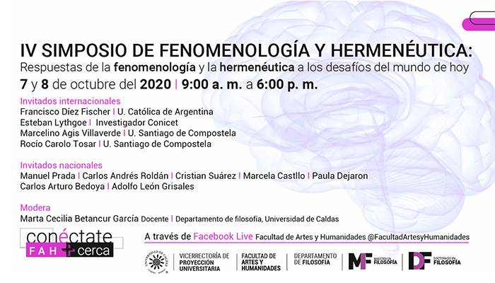 simposio fenomenologia