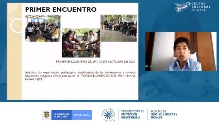 La U. de Caldas llevó a cabo el Encuentro virtual de intercambio de experiencias en Educación propia y proyectos educativos