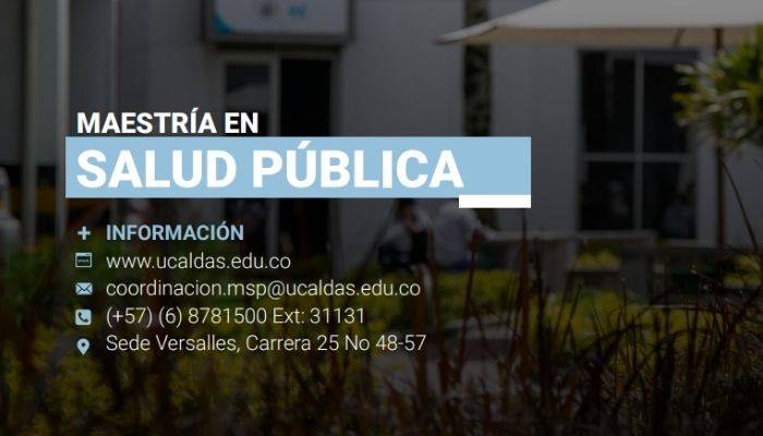 abiertas las inscripciones para la Maestría en Salud Pública