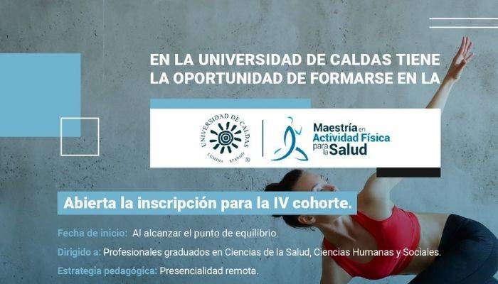 inscripciones en la maestría en actividad física para la salud