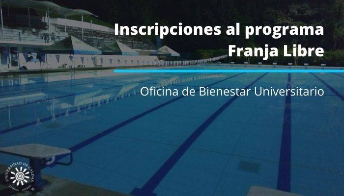 Franja libre para la comunidad universitaria