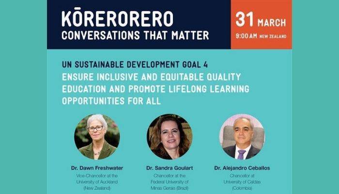 Rector Universidad de Caldas participará en: Kōrerorero: conversaciones que importan