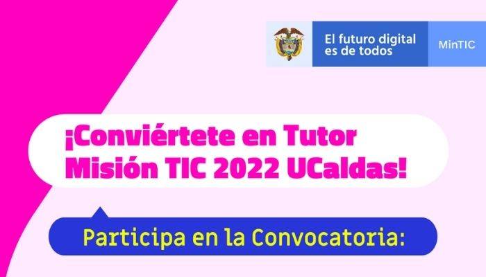 Postúlese como tutor en la Misión TIC 2022