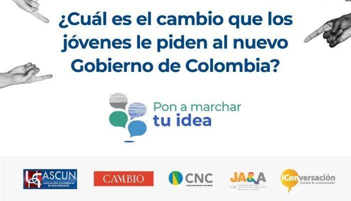 Conversatorio nacional ¿Cuál es el cambio que los jóvenes le piden al nuevo Gobierno de Colombia?