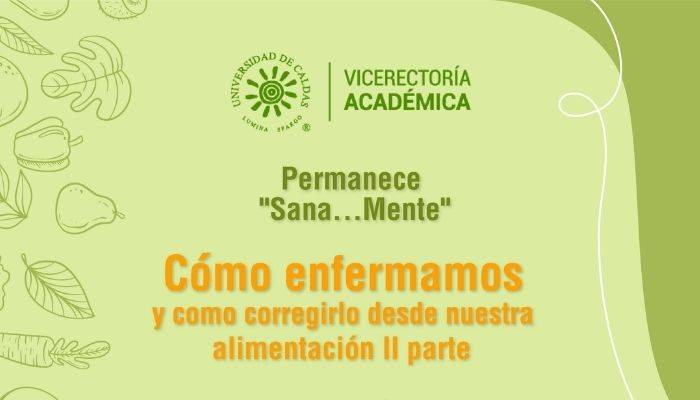 El evento estará a cargo del médico cirujano y docente de la Universidad de Caldas Julio Cesar Ríos, especialista en Administración de la Salud y en Terapias Alternativas.