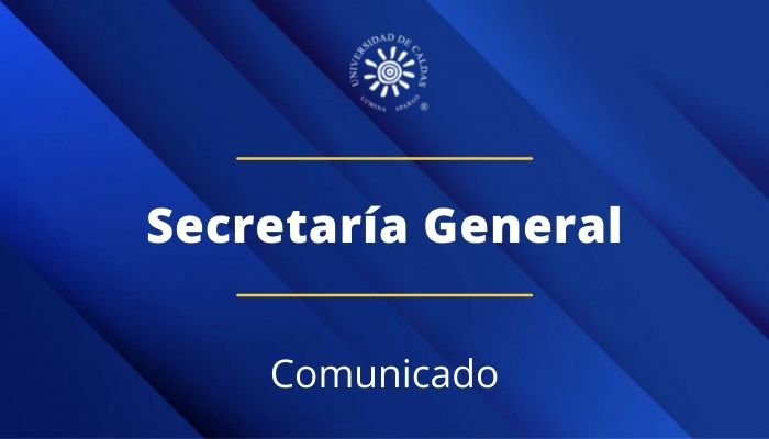 Comunicado Oficial Secretaría General sobre la decisión de la designación del decano de Ciencias Jurídicas y Sociales