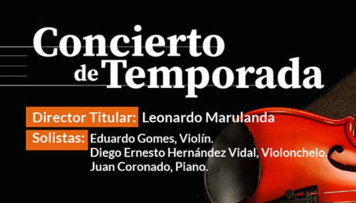 La Sinfónica de Caldas se presentará en el Santiago Londoño de Pereira
