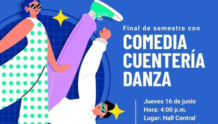 Presentación de estudiantes, docentes y administrativos que hicieron parte de los talleres expresiones artísticas