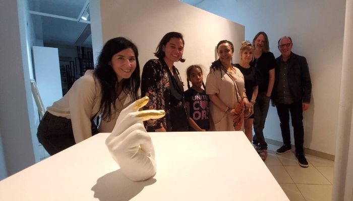Egresada del programa de artes plásticas presenta su obra en España
