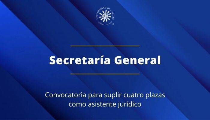 La convocatoria está dirigida a estudiantes del programa de derecho de la Universidad de Caldas