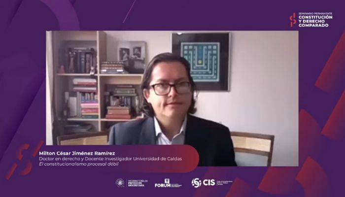 Este es un espacio desarrollado gracias a la Vicerrectoría de Proyección Universitaria; Forum divulgación del conocimiento sociojurídico; y el Centro de Investigaciones Jurídicas, Políticas y Sociales CIS.