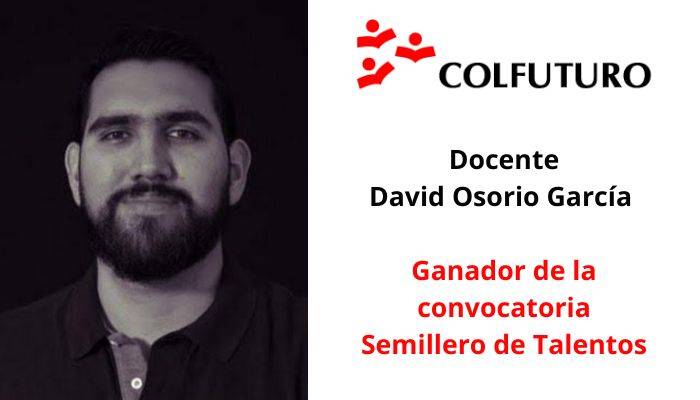 david Docente ganador de convocatoria Colfuturo