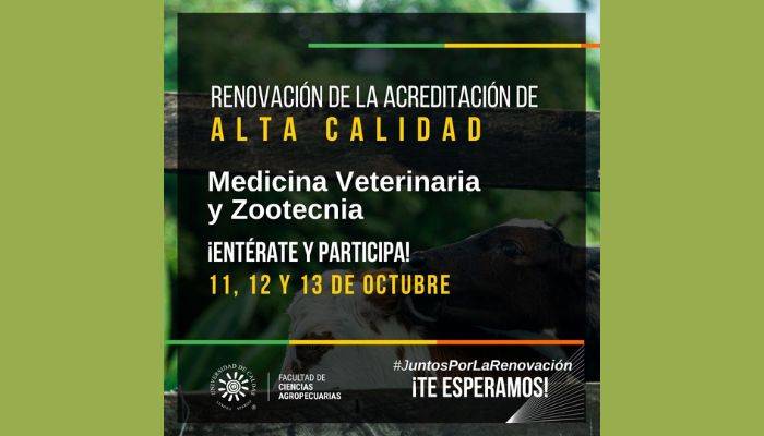 En la visita que tendrá el programa participarán docentes, estudiantes y egresados de Medicina Veterinaria y Zootecnia.