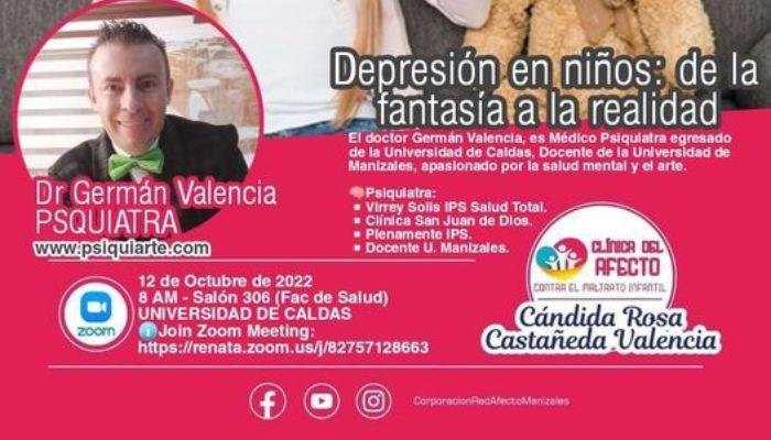 red afecto Clinica del Afecto tratará el tema de la depresión infantil