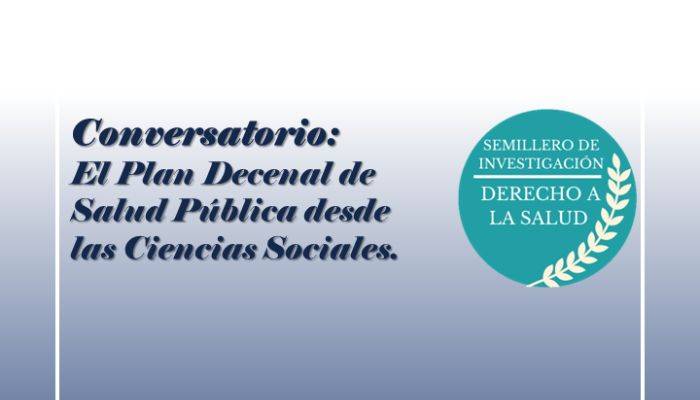 El conversatorio se llevará a cabo el viernes 7 de octubre a partir de las 2:00 p.m. en el salón 404 de la Facultad de Ciencias para la Salud de la Universidad de Caldas