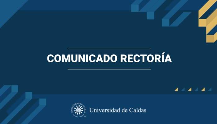 Comunicado rectoría 31 de octubre