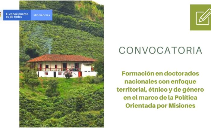 convocatoria minciencias
