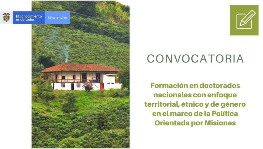convocatoria minciencias