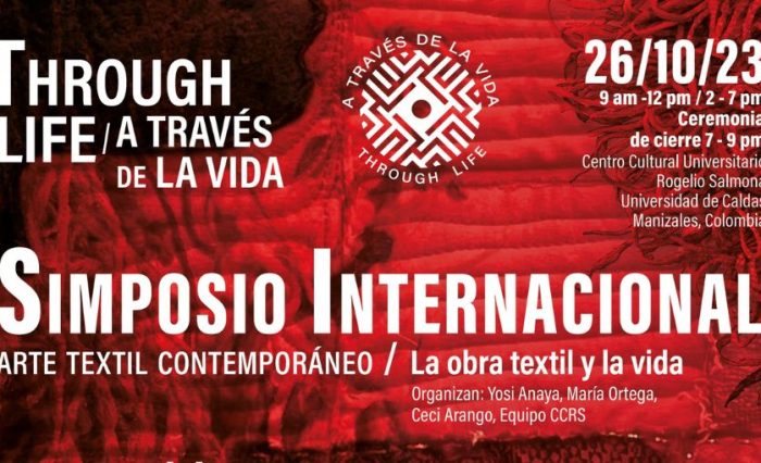 invitación al simposio de arte textil u caldas