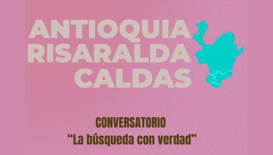 imagen promocional conversatorio búsqueda de la verdad