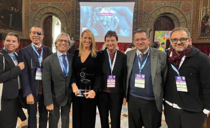 rector con delegados del Conservatori Liceu de Barcelona