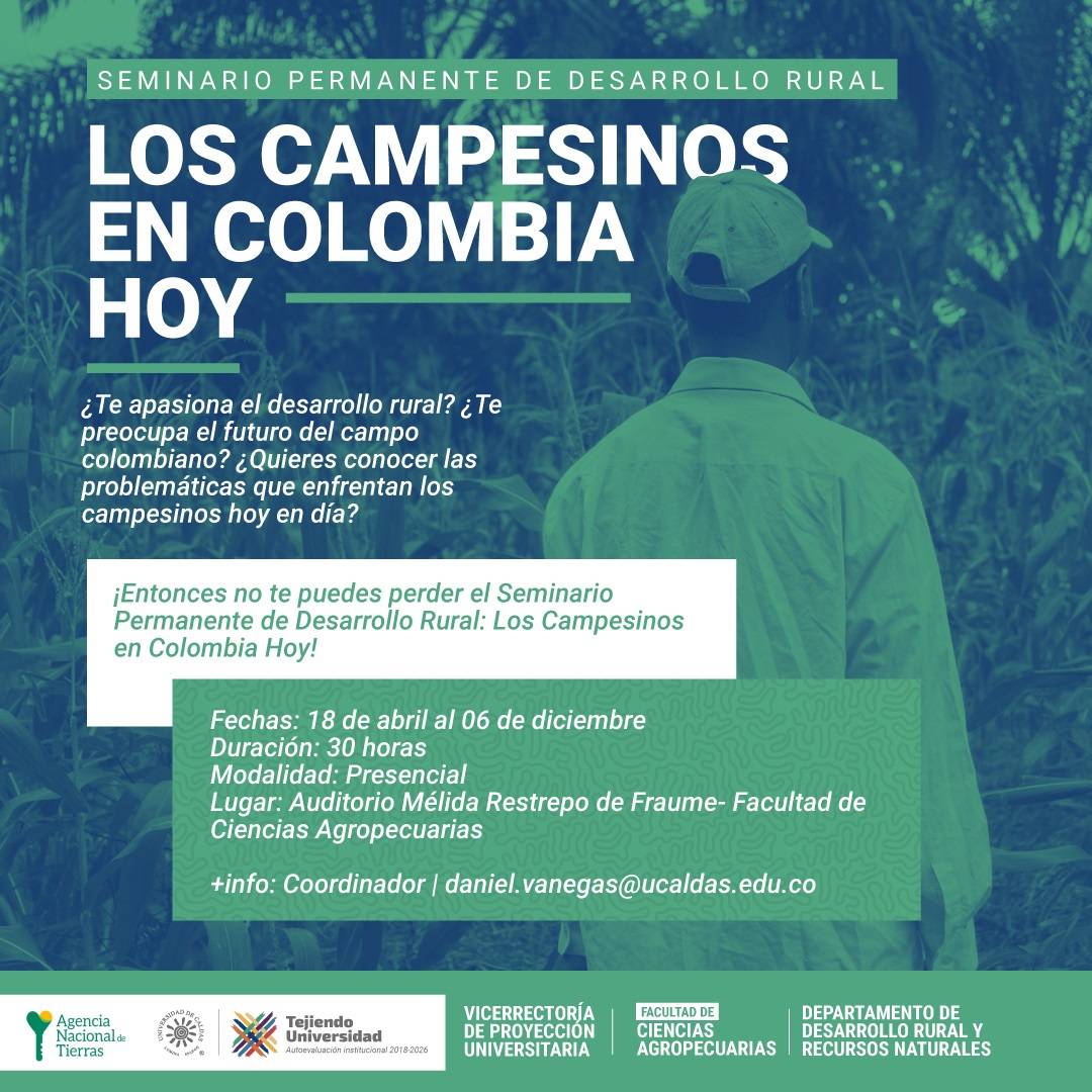 Seminario permanente en desarrollo rural, Los Campesinos en Colombia hoy