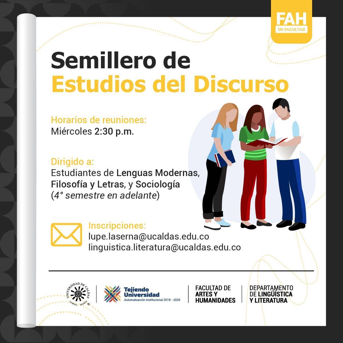 Semilleros de estudio del discurso