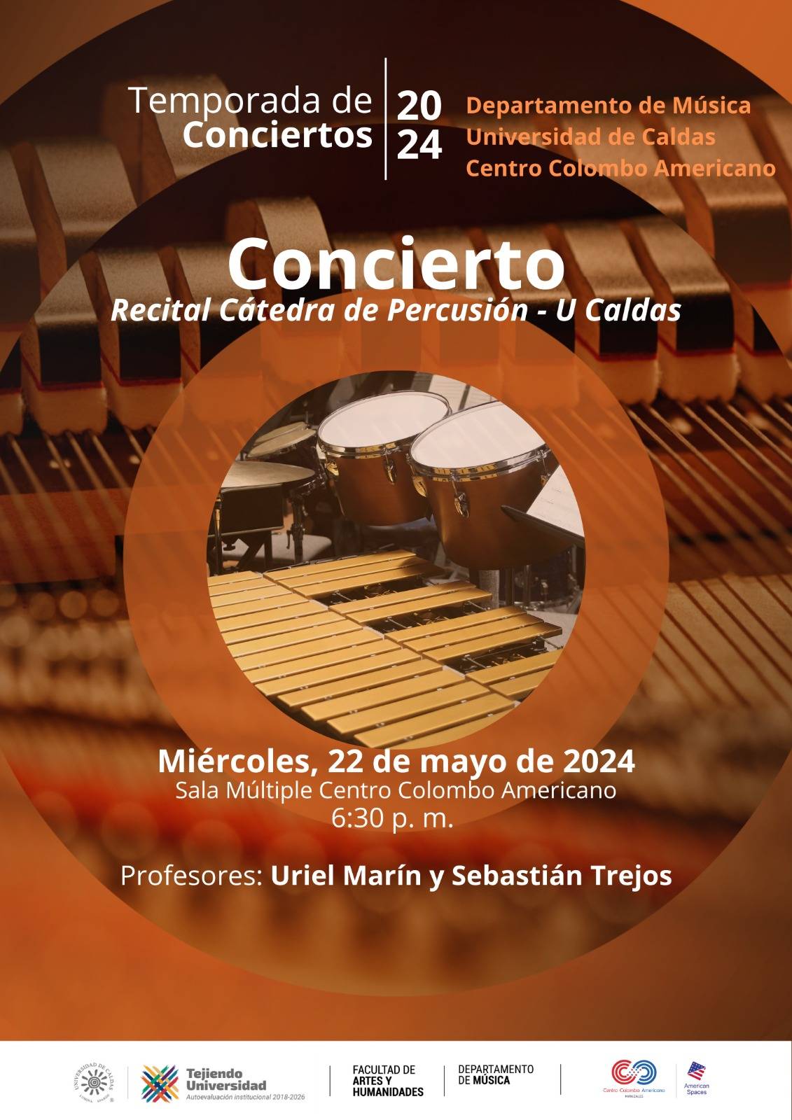 Concierto Recital Cátedra de Persecución U de Caldas