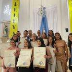 Serie de imágenes de las ceremonias de grados públicos de programas técnicos ofertados por la U. de Caldas, en Riosucio y Anserma.