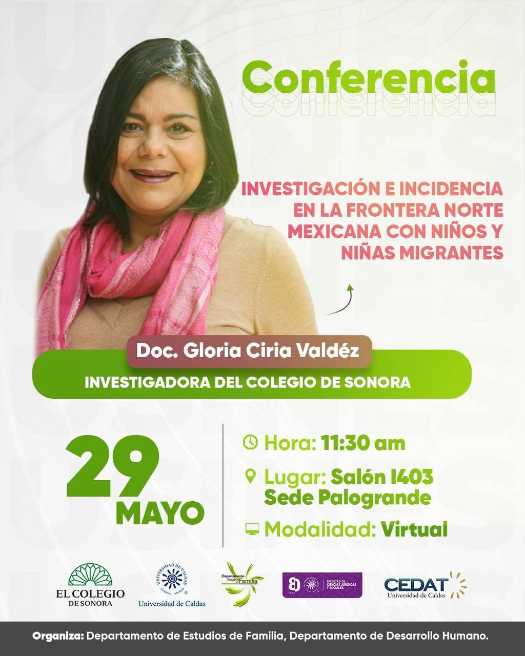 Conferencia Investigación e incidencia en la frontera NorteMexicana