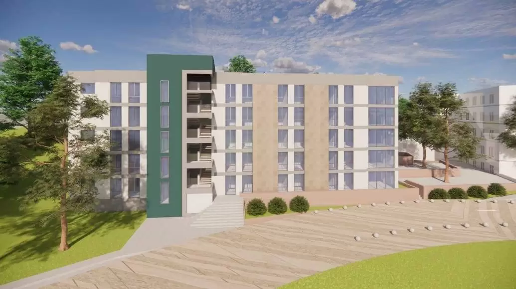 Se continúan fortaleciendo las Residencias Universitarias Femeninas y Masculinas de la U de Caldas. En la imagen se aprecia el diseño que tendrían las nuevas residencias femeninas de la U. de Caldas.