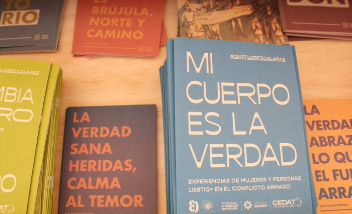 Imagen alusiva al simposio sobre justicia social y construcción de paz, realizado en el CCU Rogelio Salmona.