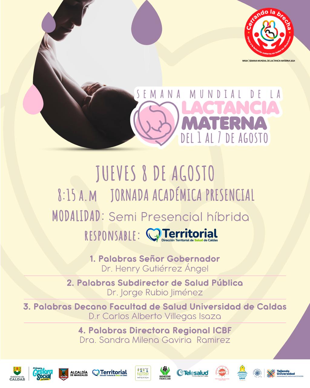 SEMANA MUNDIAL DE LA LACTANCIA MATERNA