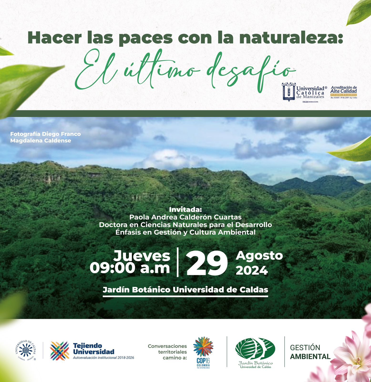 Hacer las paces con la naturaleza