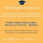 Reconocimiento de doctorado en ciencias