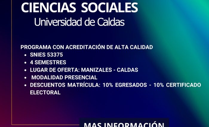 ciencias sociales abre inscripciones