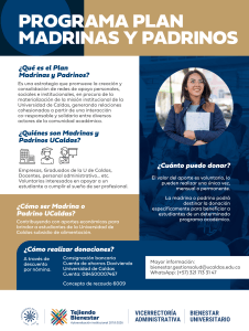 Plan madrinas y padrinos