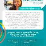 CONFERENCIA TEC DE MONTERREY INVITADA VALENTINA RUEDA CASTRO