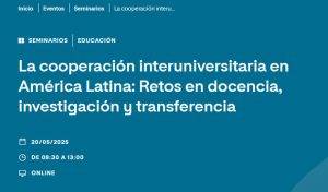 Cooperación interuniversitaria en America Latina