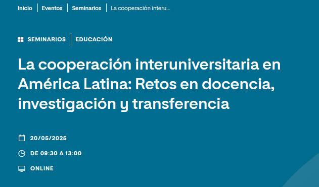 Cooperación interuniversitaria en America Latina