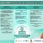 Semana Andina 2025: prevención en embarazo en la adolescencia