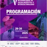 V Coloquio Internacional de Sociolingüística e Interculturalidad