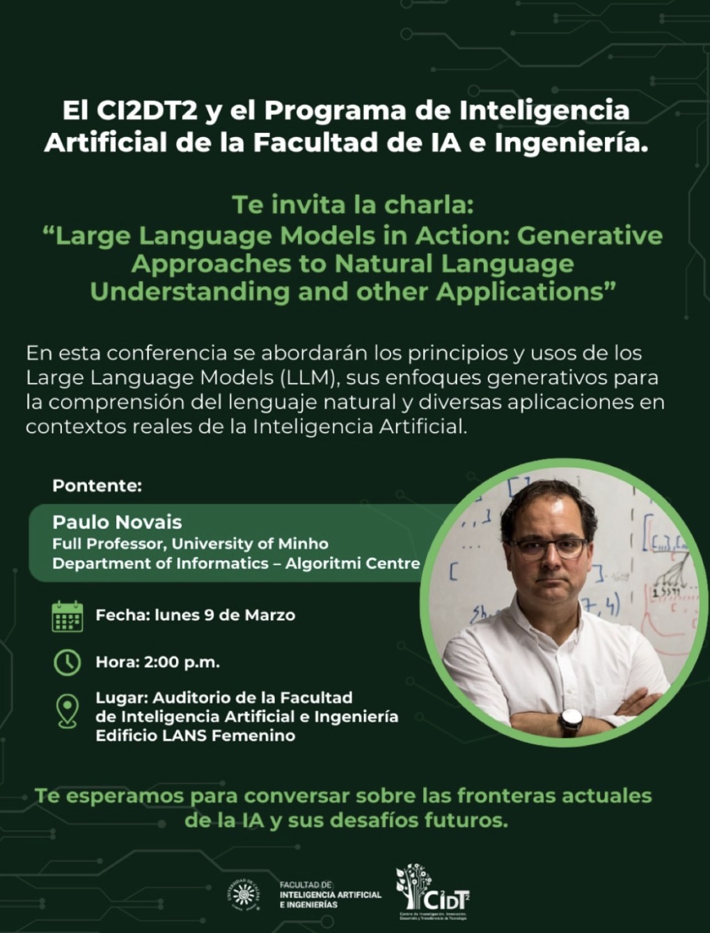 CONFERENCIA FACULTAD DE IA E INGENIERIA