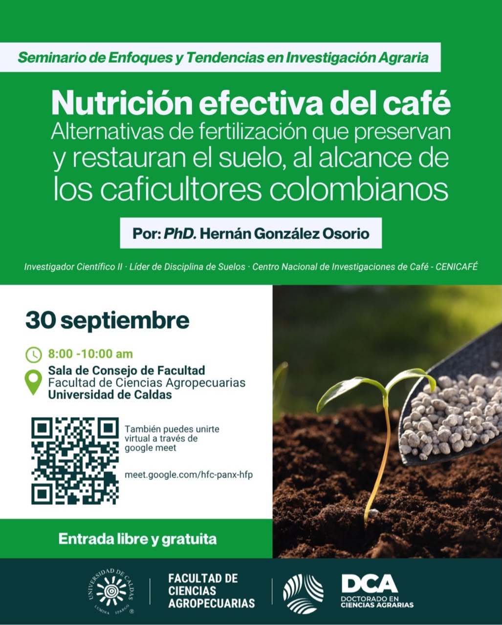 SEMINARIO DE ENFOQUES Y TENDENCIAS EN INVESTIGACIÓN AGRARIA