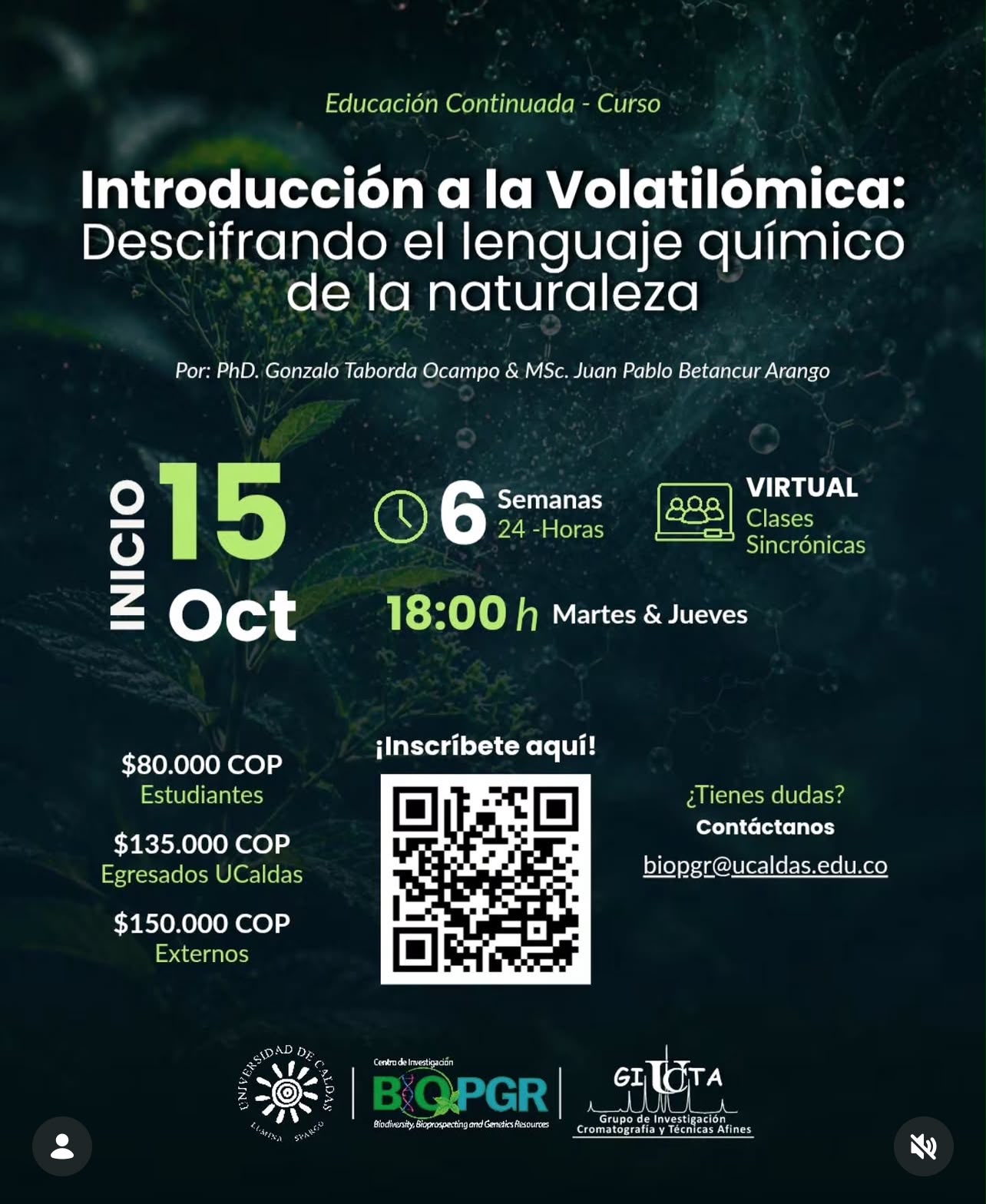INTRODUCCIÓN A LA VOLATILÓMICA: DESCIFRANDO EL LENGUAJE QUÍMICO DE LA NATURALEZA