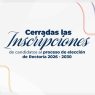 Cierre de Inscripciones