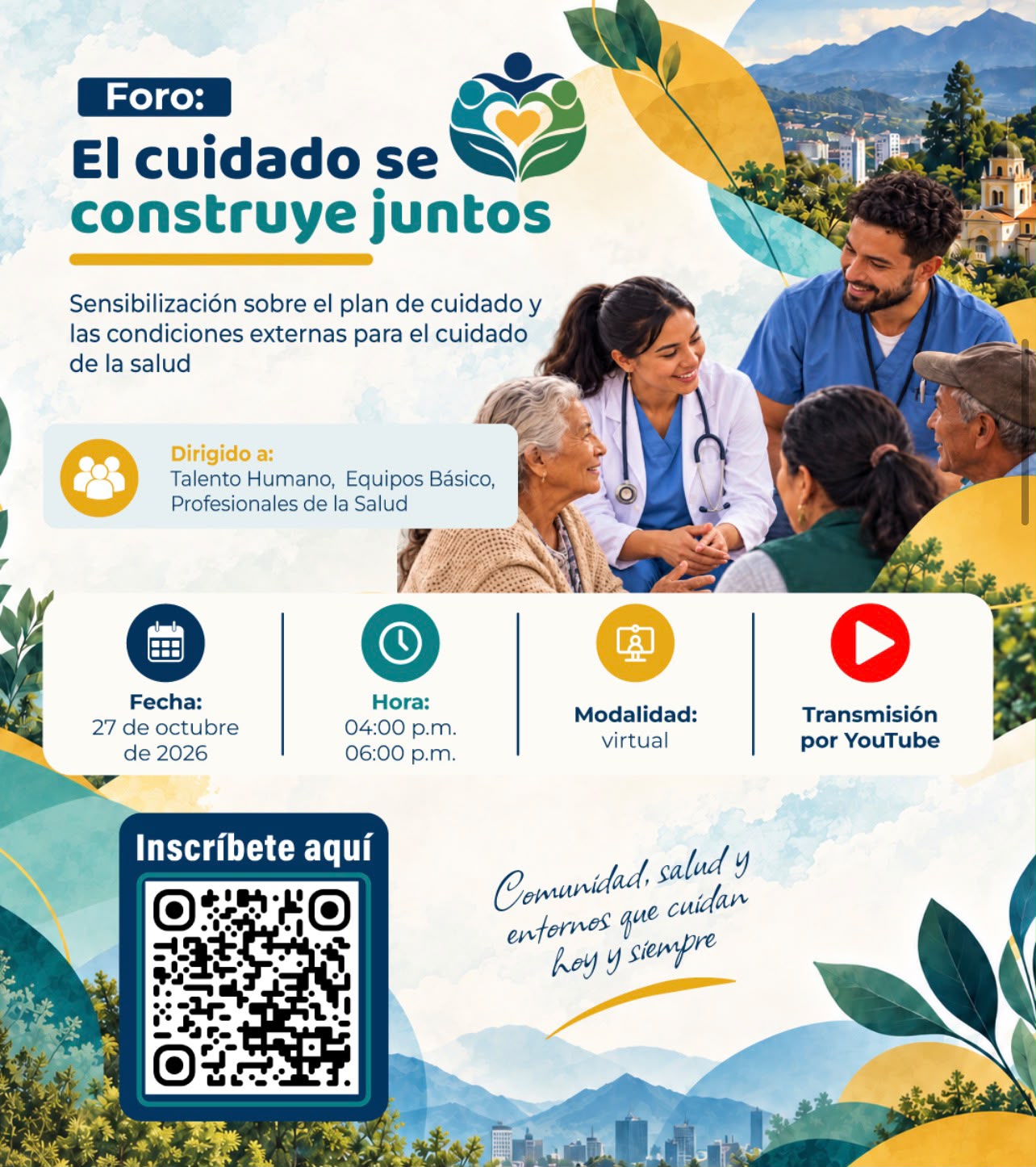 Foro: El cuidado se construye juntos