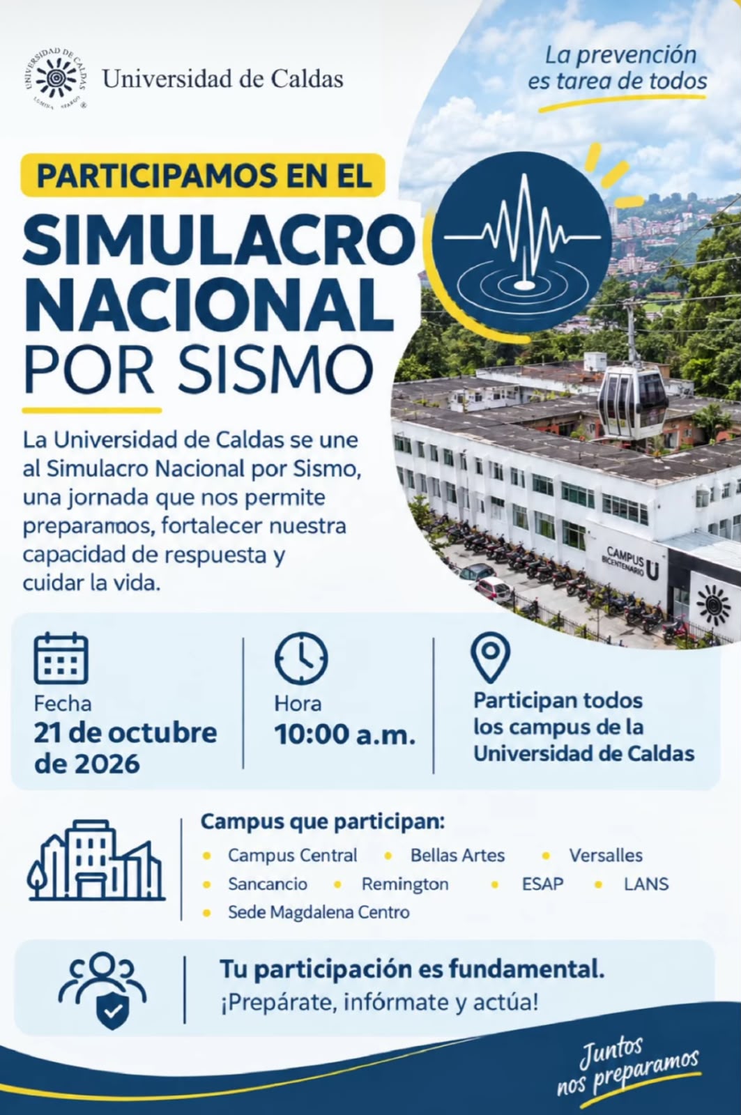 SIMULACRO NACIONAL POR SISMO